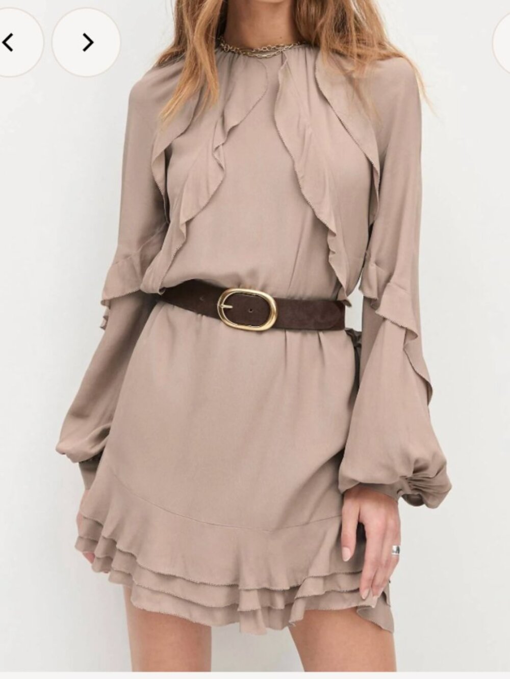 Favorite Daughter  The Because of You Ruffled Minidress